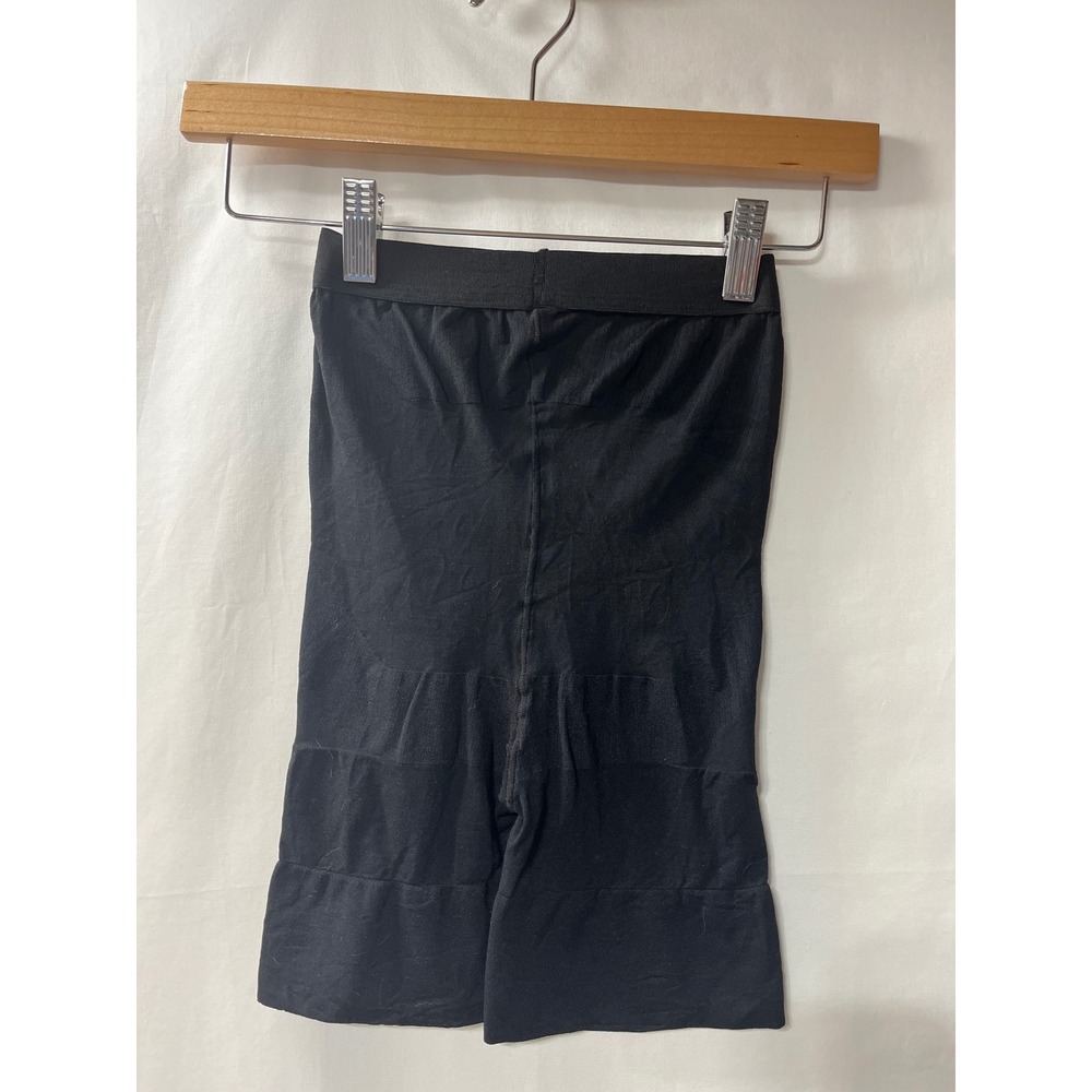 Womens Black‎ High Waisted Shapewear Shorts Mid Thigh Tummy Control Shaper